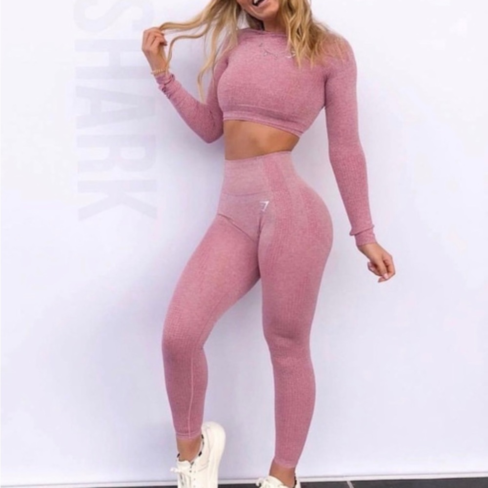 Gymshark Vital Seamless leggings edition - color pink marl